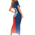 North Haiti State of Haiti Short Sleeve Bodycon Dress Leta an Ayiti 1806-1811