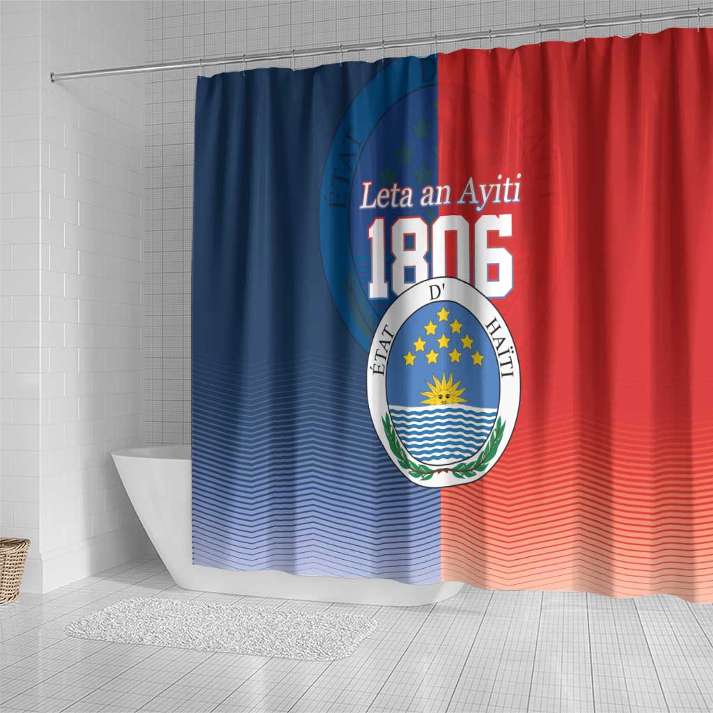 North Haiti State of Haiti Shower Curtain Leta an Ayiti 1806-1811