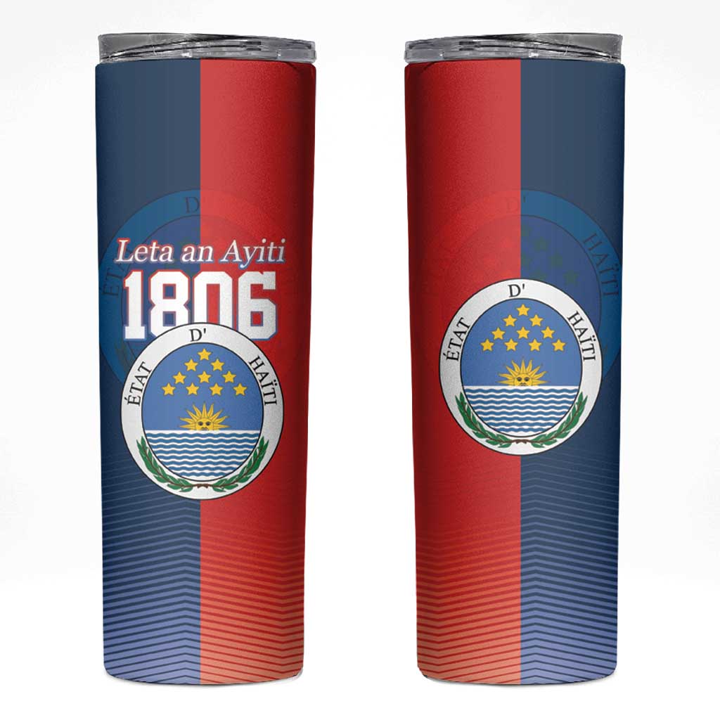 North Haiti State of Haiti Skinny Tumbler Leta an Ayiti 1806-1811