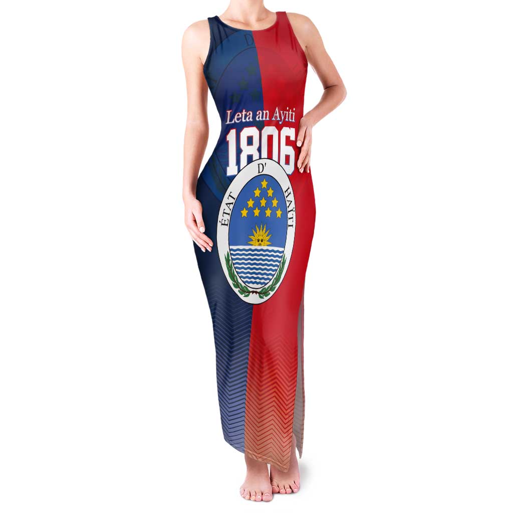 North Haiti State of Haiti Tank Maxi Dress Leta an Ayiti 1806-1811