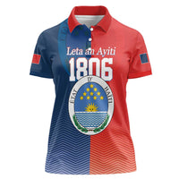 North Haiti State of Haiti Women Polo Shirt Leta an Ayiti 1806-1811
