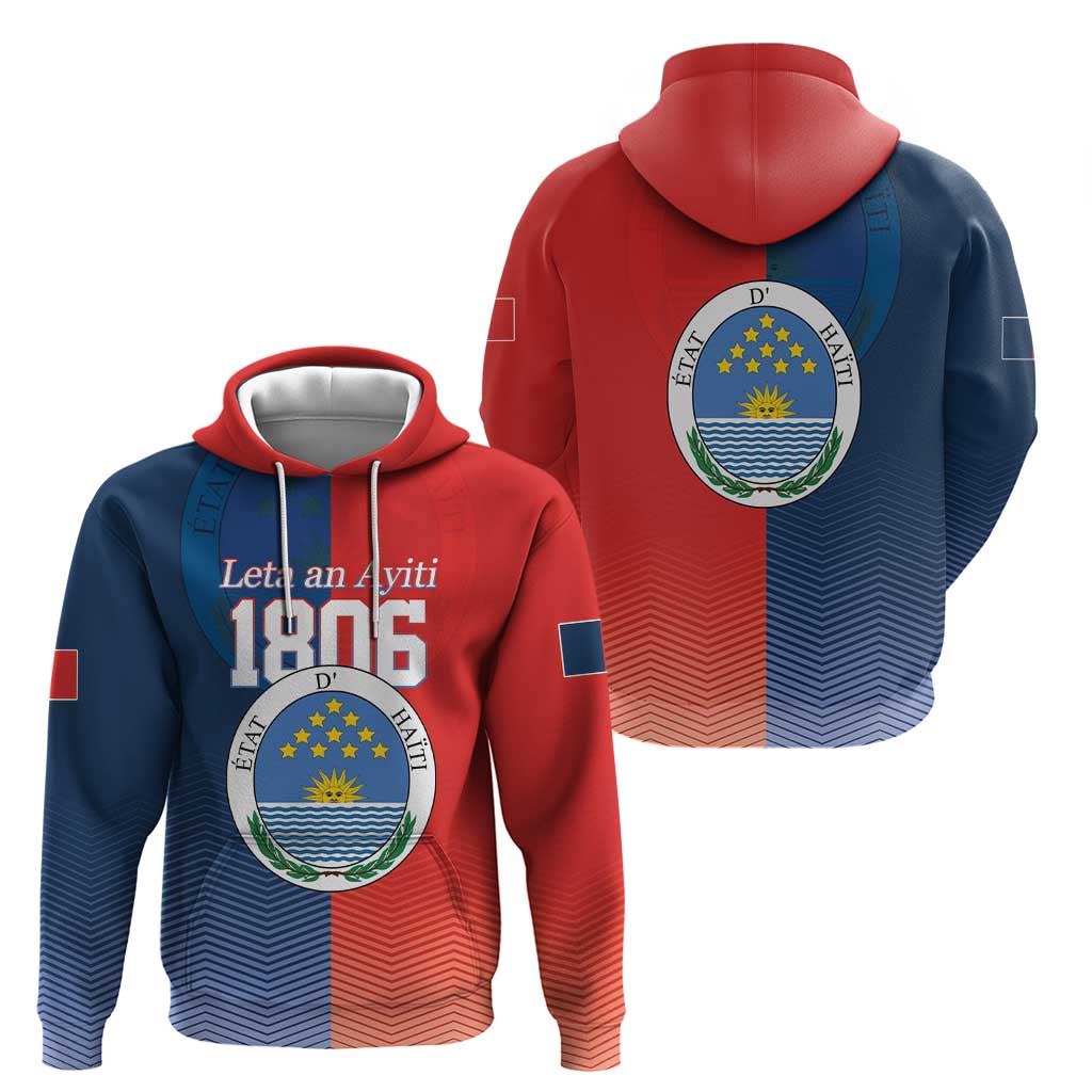 North Haiti State of Haiti Zip Hoodie Leta an Ayiti 1806-1811