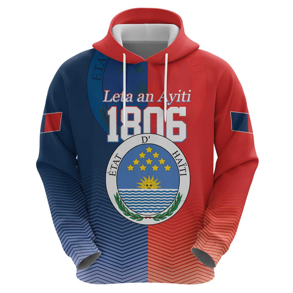 North Haiti State of Haiti Zip Hoodie Leta an Ayiti 1806-1811