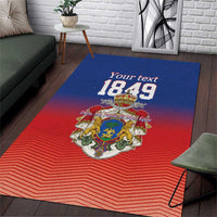 Personalized Haiti Second Empire Area Rug Anpi an Ayiti 1849-1859