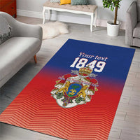 Personalized Haiti Second Empire Area Rug Anpi an Ayiti 1849-1859