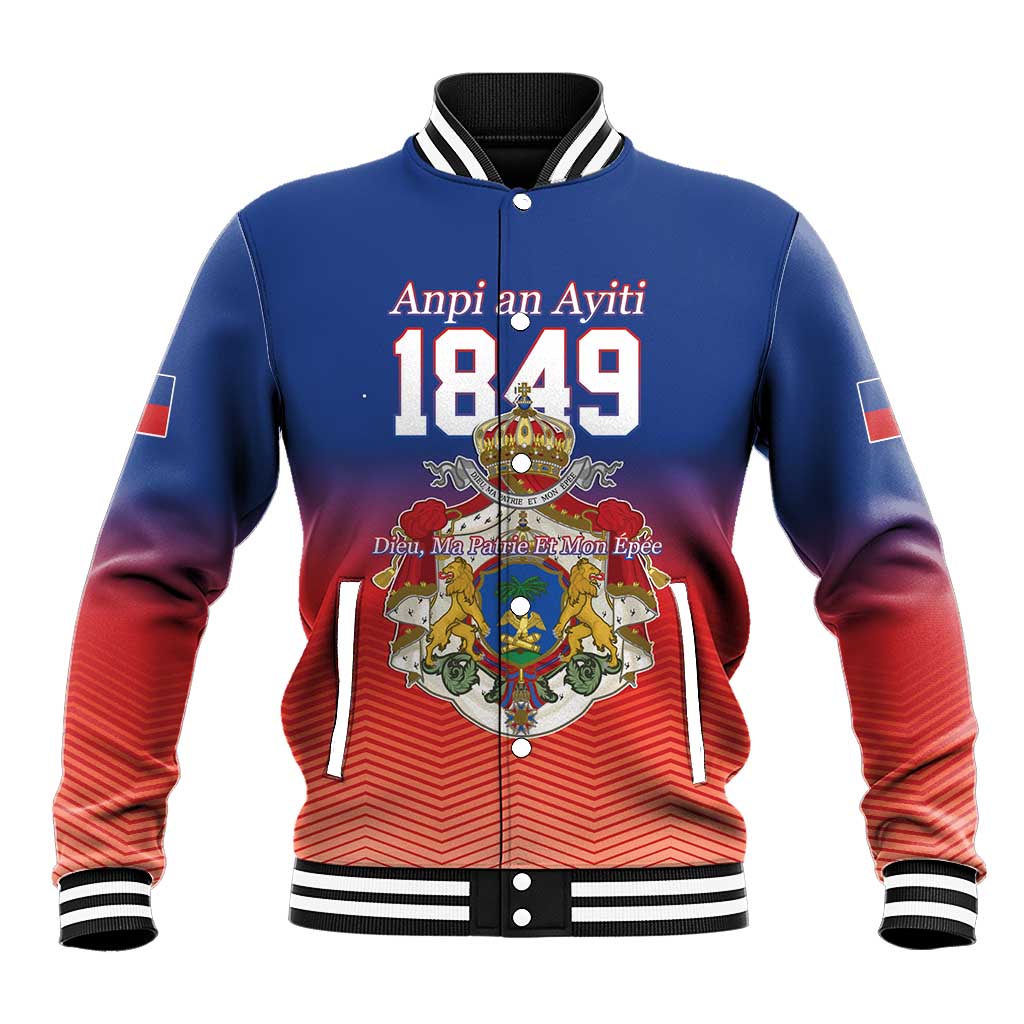 Personalized Haiti Second Empire Baseball Jacket Anpi an Ayiti 1849-1859