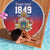Personalized Haiti Second Empire Beach Blanket Anpi an Ayiti 1849-1859
