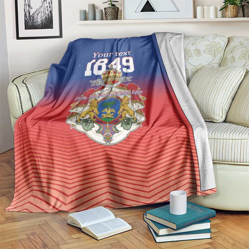 Personalized Haiti Second Empire Blanket Anpi an Ayiti 1849-1859
