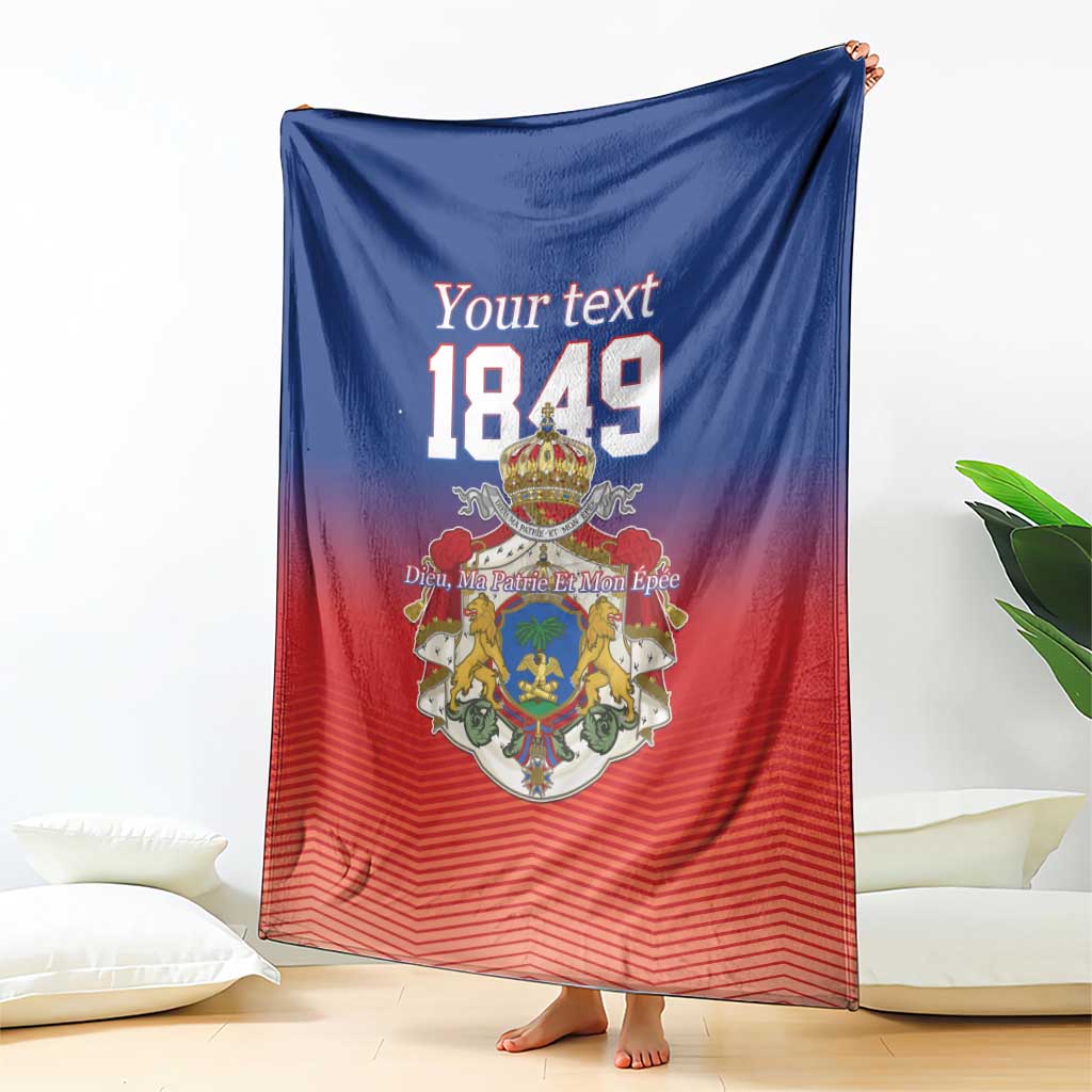 Personalized Haiti Second Empire Blanket Anpi an Ayiti 1849-1859