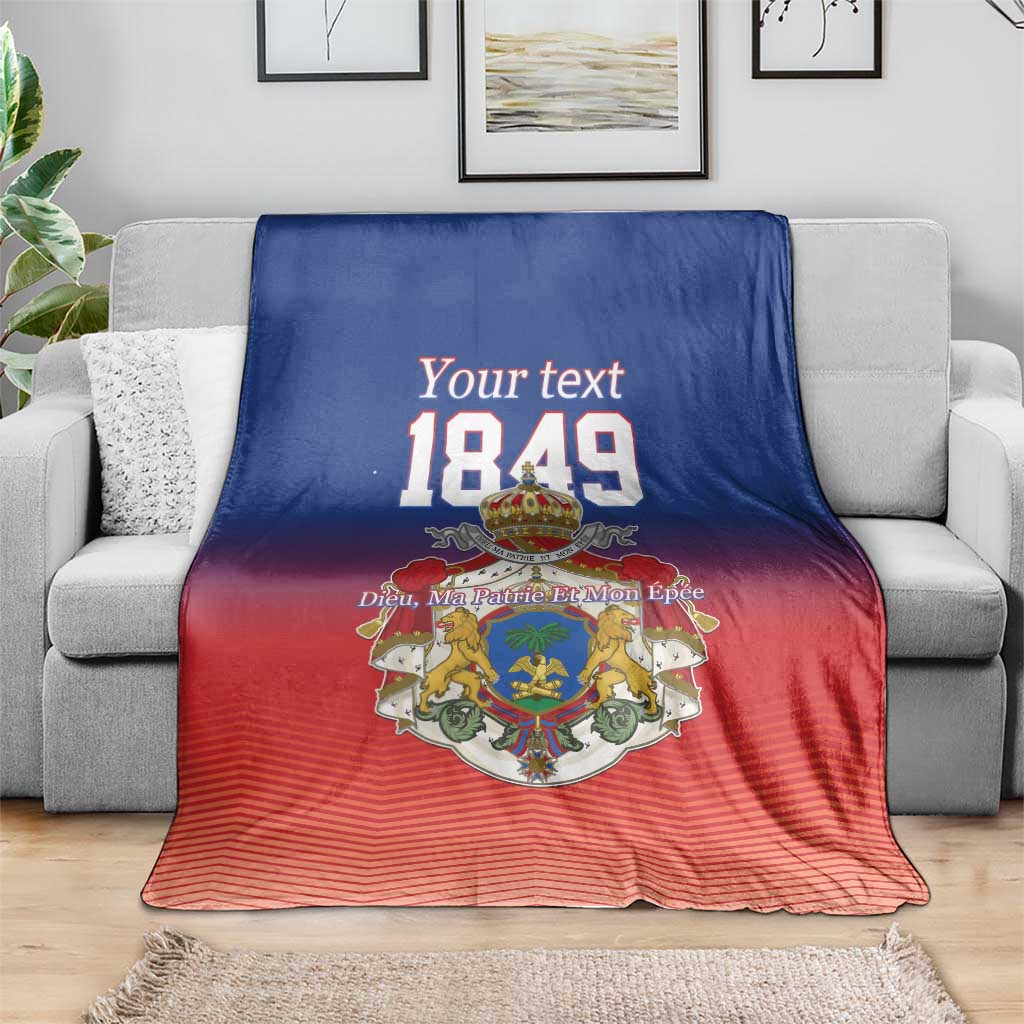 Personalized Haiti Second Empire Blanket Anpi an Ayiti 1849-1859