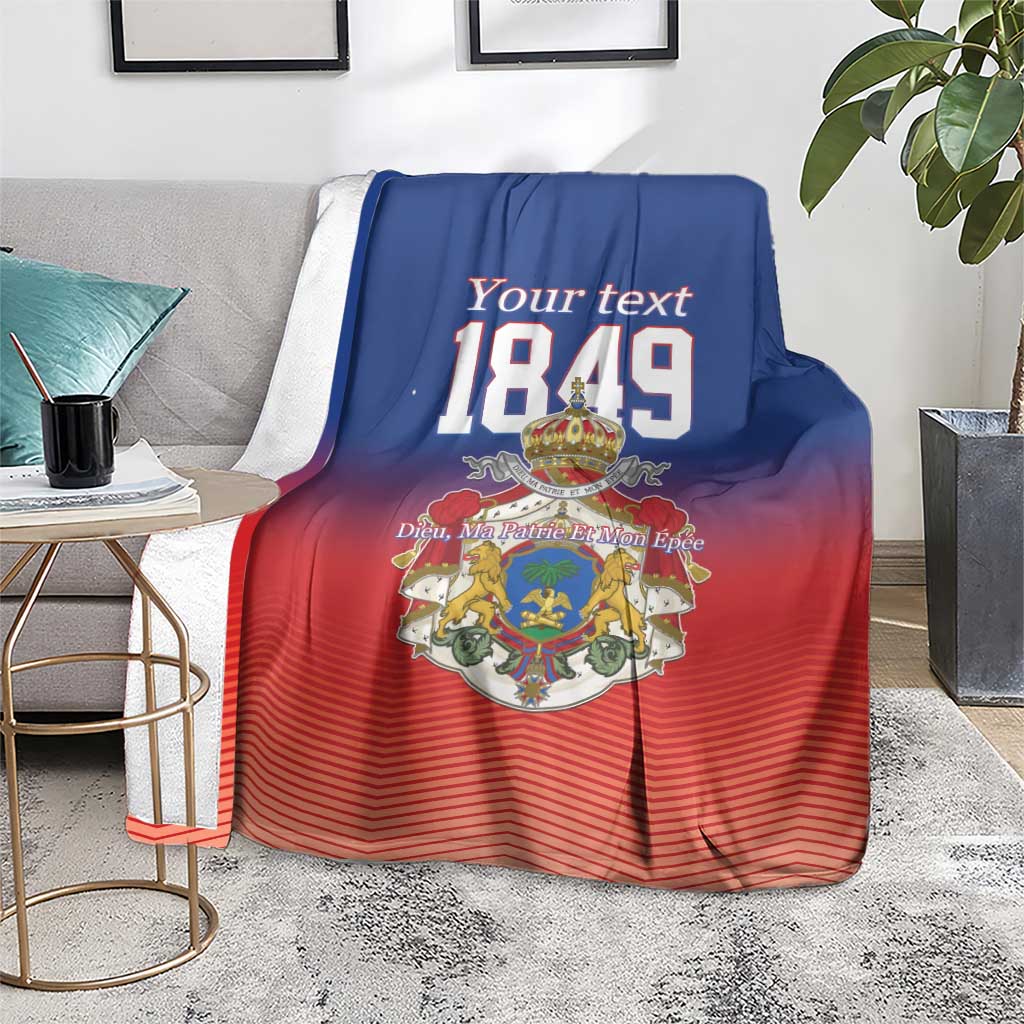 Personalized Haiti Second Empire Blanket Anpi an Ayiti 1849-1859