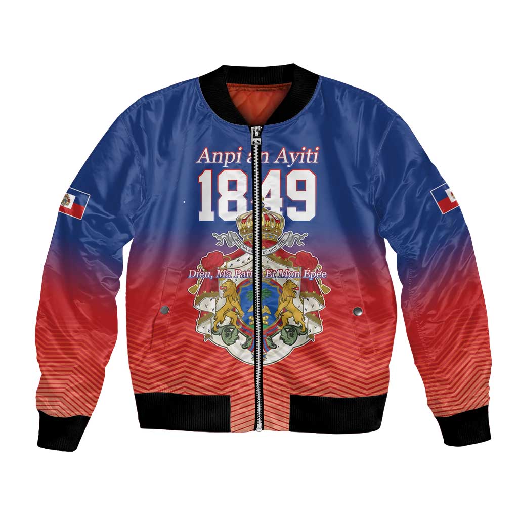 Personalized Haiti Second Empire Bomber Jacket Anpi an Ayiti 1849-1859