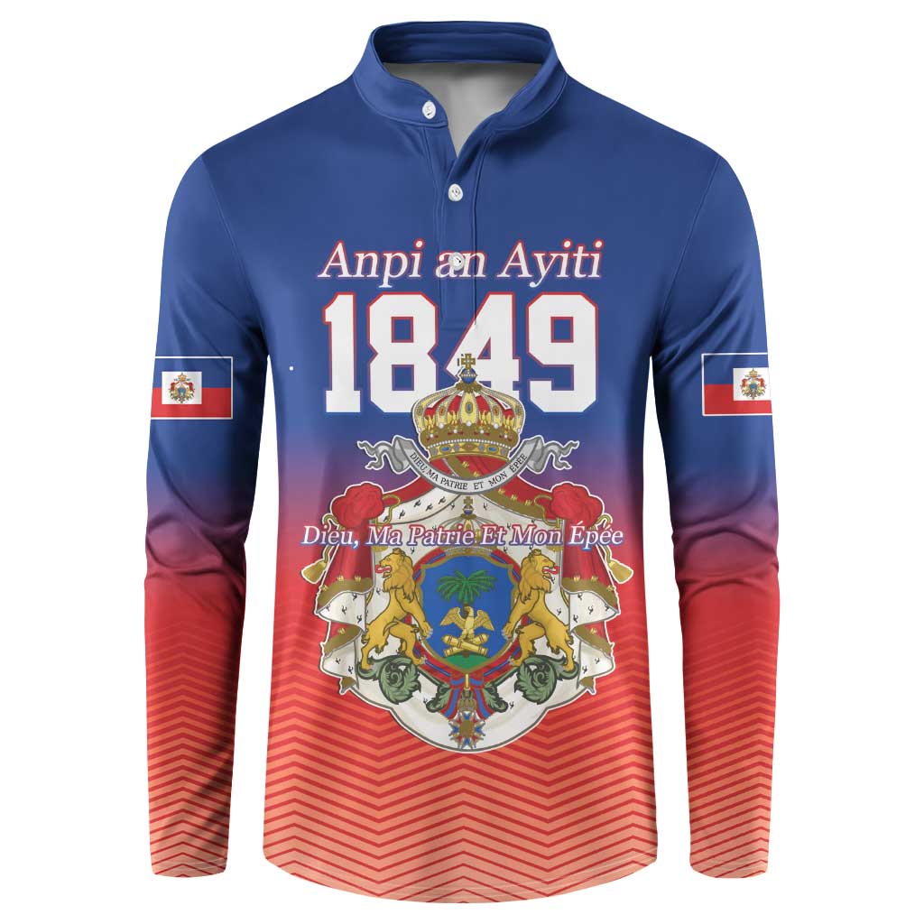 Personalized Haiti Second Empire Button Sweatshirt Anpi an Ayiti 1849-1859