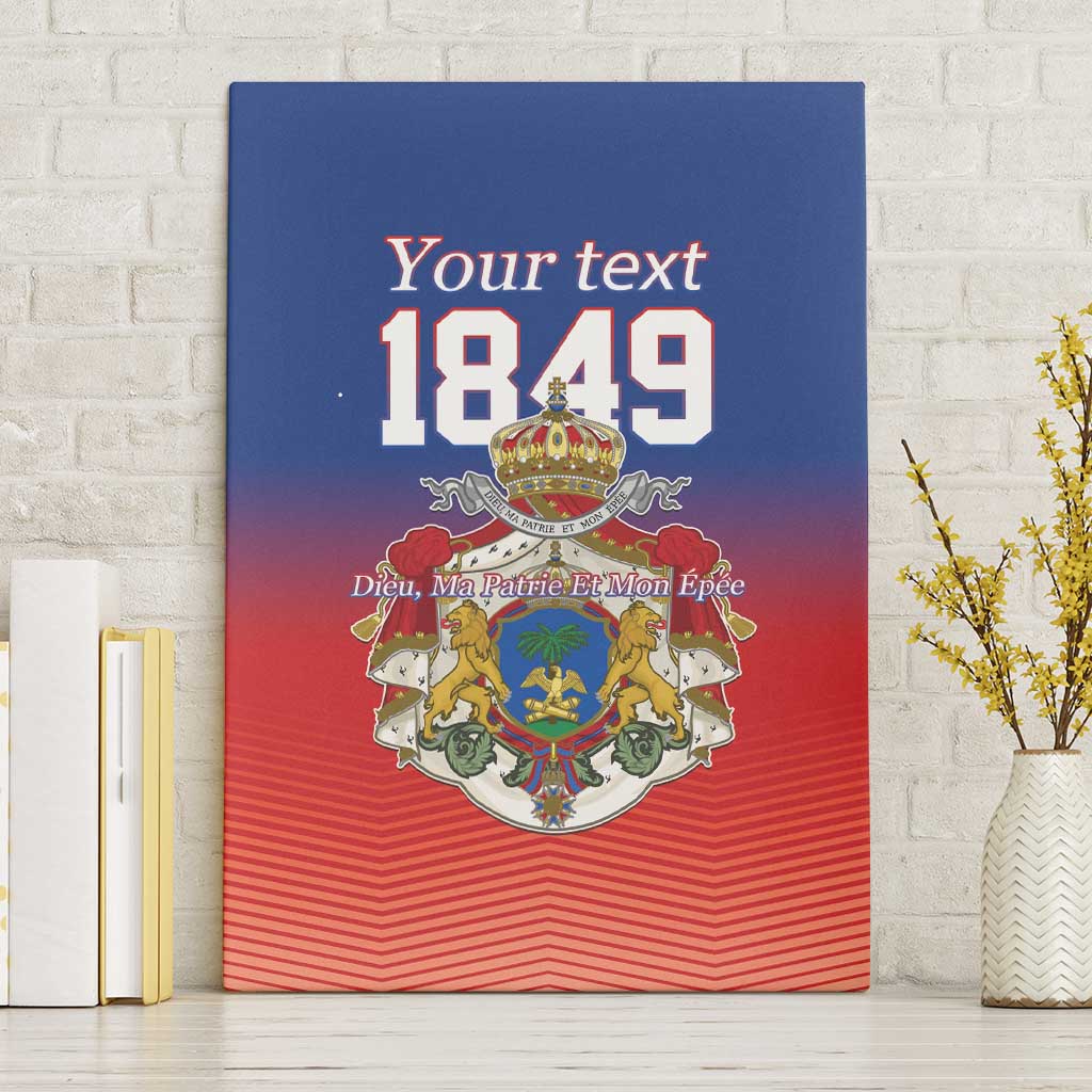 Personalized Haiti Second Empire Canvas Wall Art Anpi an Ayiti 1849-1859