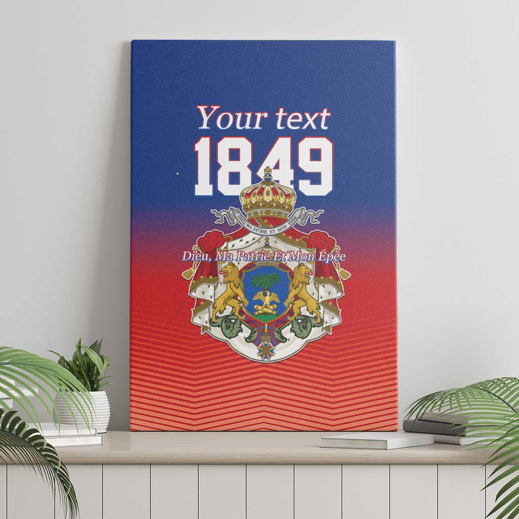 Personalized Haiti Second Empire Canvas Wall Art Anpi an Ayiti 1849-1859