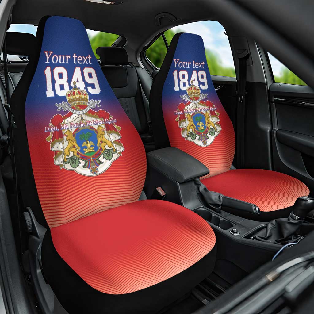 Personalized Haiti Second Empire Car Seat Cover Anpi an Ayiti 1849-1859
