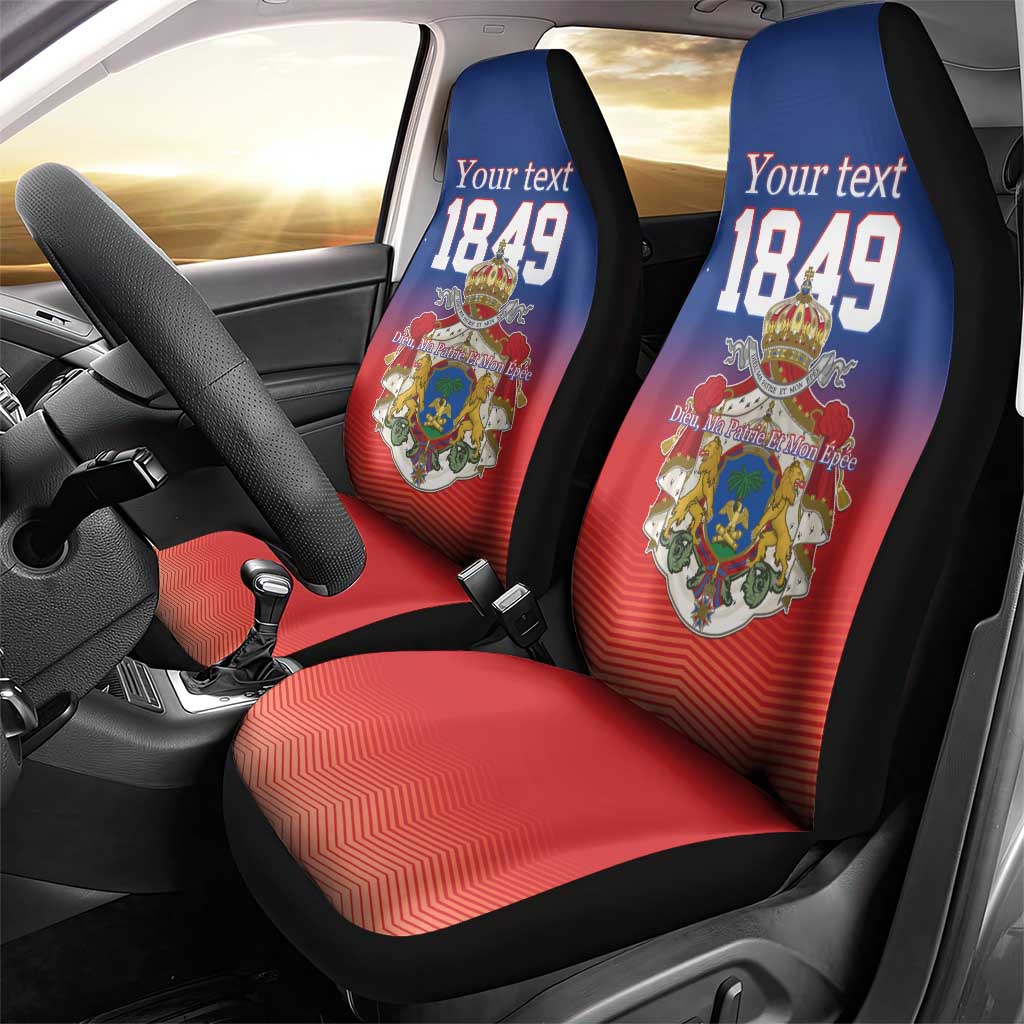 Personalized Haiti Second Empire Car Seat Cover Anpi an Ayiti 1849-1859