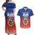Personalized Haiti Second Empire Couples Matching Off Shoulder Maxi Dress and Hawaiian Shirt Anpi an Ayiti 1849-1859