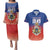 Personalized Haiti Second Empire Couples Matching Puletasi and Hawaiian Shirt Anpi an Ayiti 1849-1859