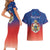 Personalized Haiti Second Empire Couples Matching Short Sleeve Bodycon Dress and Hawaiian Shirt Anpi an Ayiti 1849-1859