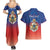 Personalized Haiti Second Empire Couples Matching Summer Maxi Dress and Hawaiian Shirt Anpi an Ayiti 1849-1859