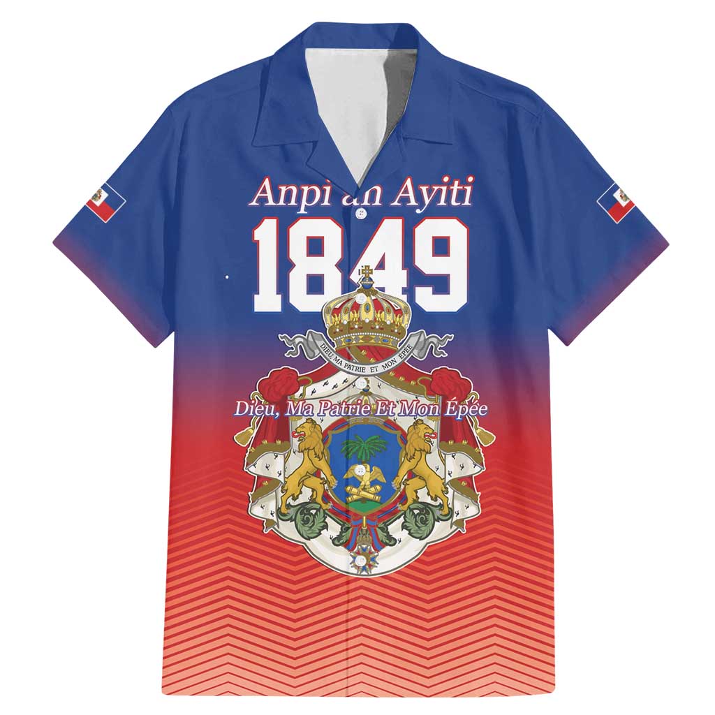 Personalized Haiti Second Empire Family Matching Mermaid Dress and Hawaiian Shirt Anpi an Ayiti 1849-1859