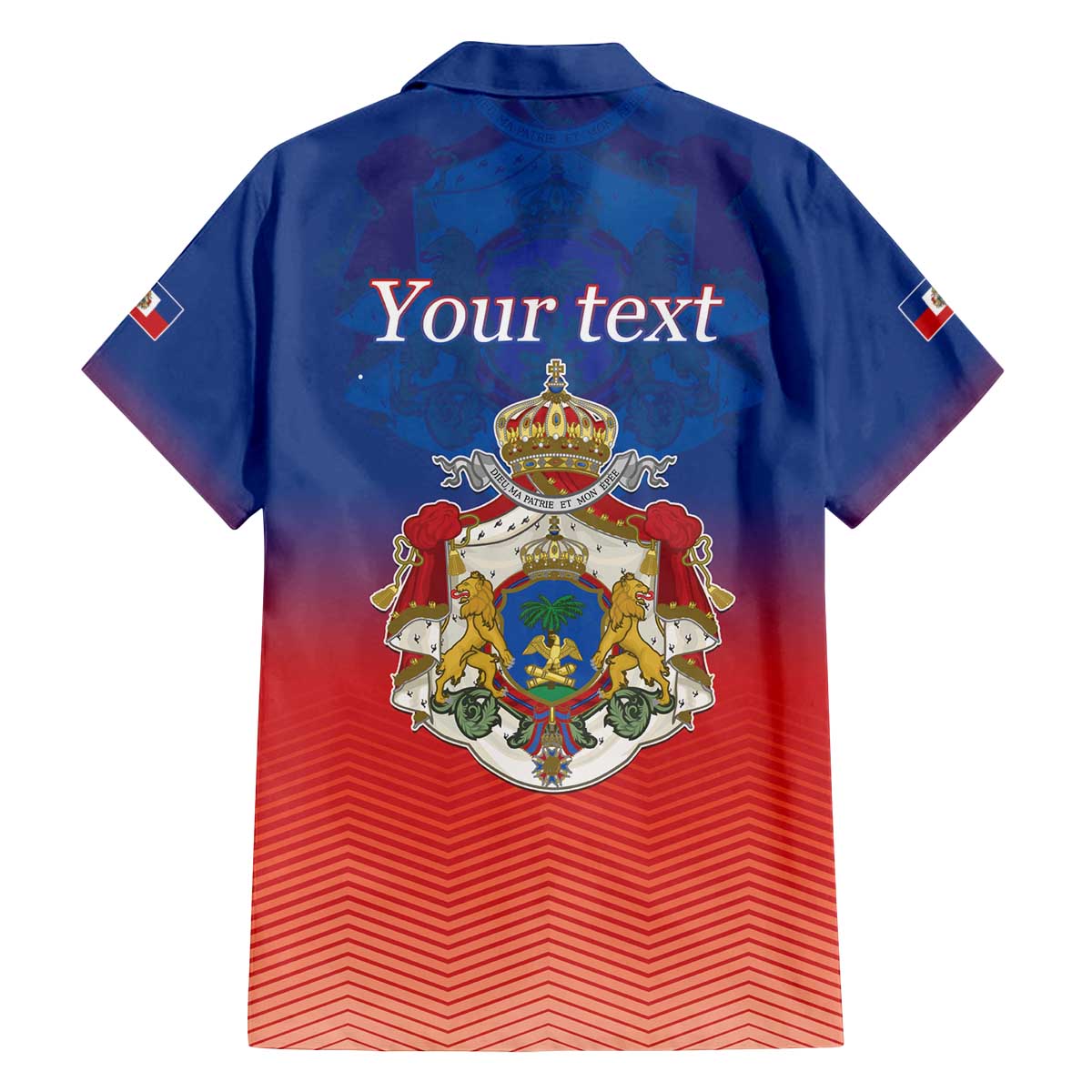 Personalized Haiti Second Empire Family Matching Off The Shoulder Long Sleeve Dress and Hawaiian Shirt Anpi an Ayiti 1849-1859