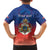 Personalized Haiti Second Empire Family Matching Off Shoulder Maxi Dress and Hawaiian Shirt Anpi an Ayiti 1849-1859