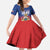 Personalized Haiti Second Empire Family Matching Off Shoulder Maxi Dress and Hawaiian Shirt Anpi an Ayiti 1849-1859