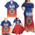 Personalized Haiti Second Empire Family Matching Off Shoulder Maxi Dress and Hawaiian Shirt Anpi an Ayiti 1849-1859