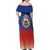 Personalized Haiti Second Empire Family Matching Off Shoulder Maxi Dress and Hawaiian Shirt Anpi an Ayiti 1849-1859