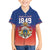 Personalized Haiti Second Empire Family Matching Short Sleeve Bodycon Dress and Hawaiian Shirt Anpi an Ayiti 1849-1859