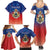Personalized Haiti Second Empire Family Matching Summer Maxi Dress and Hawaiian Shirt Anpi an Ayiti 1849-1859
