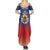 Personalized Haiti Second Empire Family Matching Summer Maxi Dress and Hawaiian Shirt Anpi an Ayiti 1849-1859