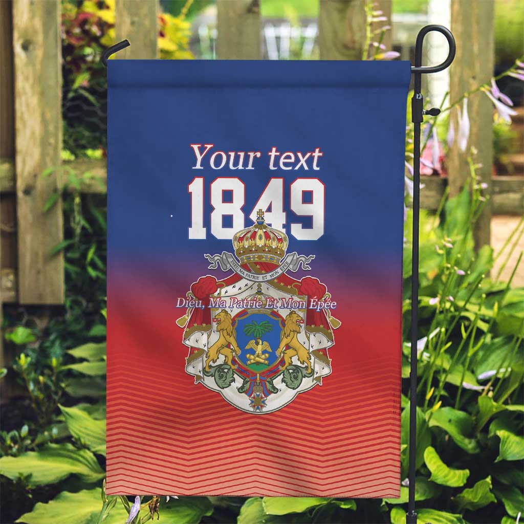 Personalized Haiti Second Empire Garden Flag Anpi an Ayiti 1849-1859