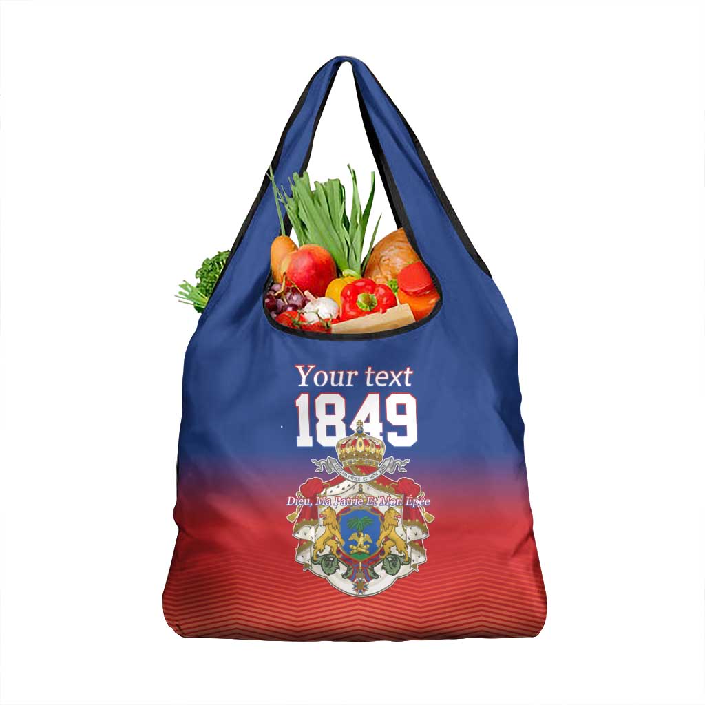 Personalized Haiti Second Empire Grocery Bag Anpi an Ayiti 1849-1859