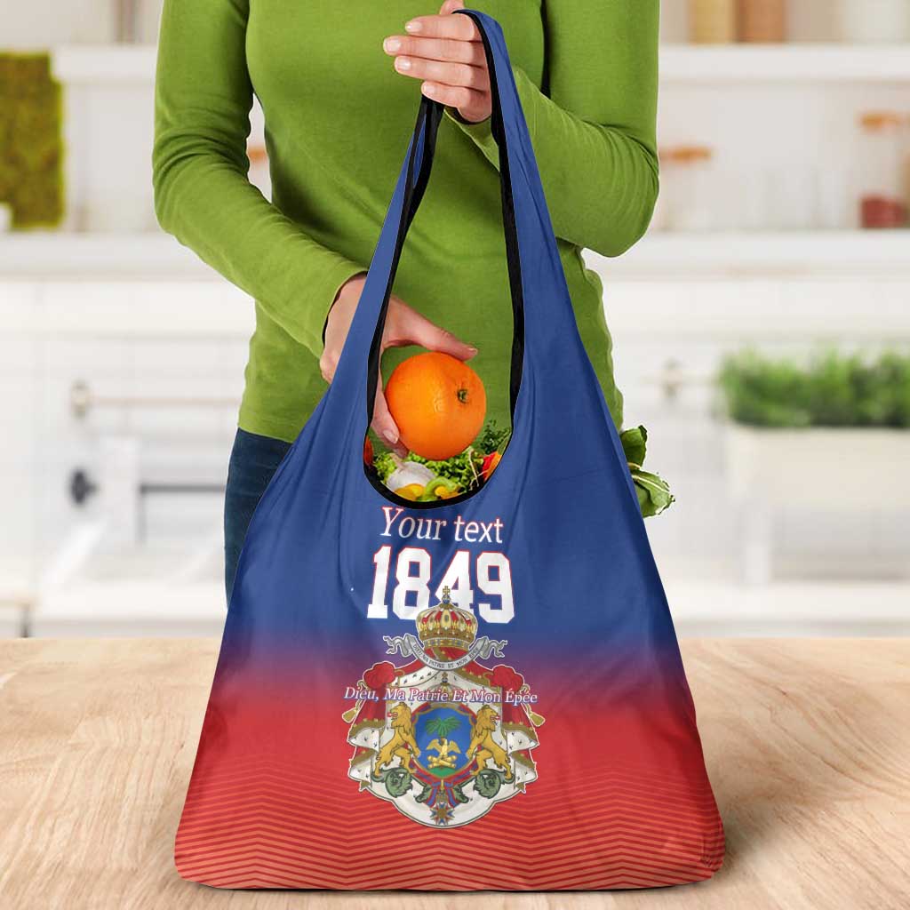 Personalized Haiti Second Empire Grocery Bag Anpi an Ayiti 1849-1859