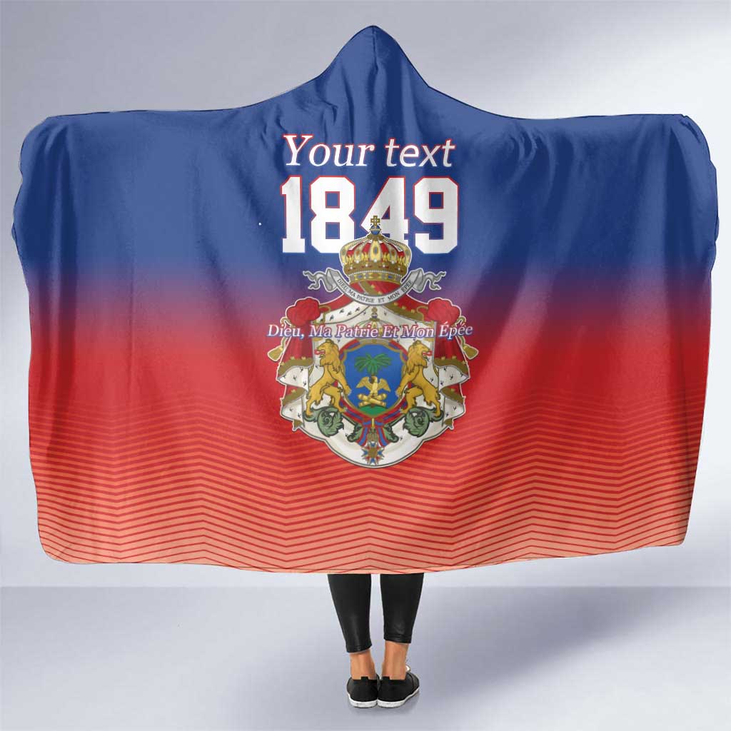 Personalized Haiti Second Empire Hooded Blanket Anpi an Ayiti 1849-1859