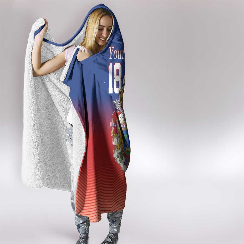 Personalized Haiti Second Empire Hooded Blanket Anpi an Ayiti 1849-1859