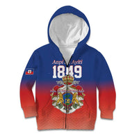 Personalized Haiti Second Empire Kid Hoodie Anpi an Ayiti 1849-1859