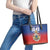 Personalized Haiti Second Empire Leather Tote Bag Anpi an Ayiti 1849-1859