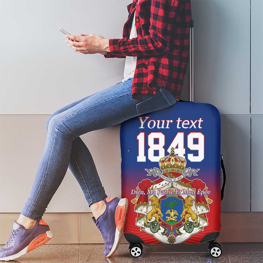 Personalized Haiti Second Empire Luggage Cover Anpi an Ayiti 1849-1859