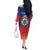 Personalized Haiti Second Empire Off The Shoulder Long Sleeve Dress Anpi an Ayiti 1849-1859