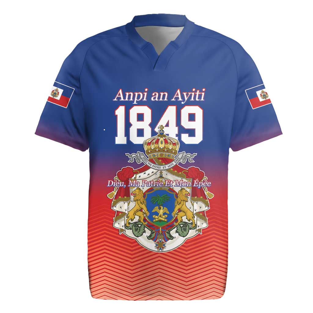 Personalized Haiti Second Empire Rugby Jersey Anpi an Ayiti 1849-1859