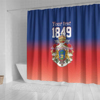 Personalized Haiti Second Empire Shower Curtain Anpi an Ayiti 1849-1859
