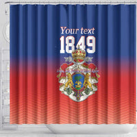 Personalized Haiti Second Empire Shower Curtain Anpi an Ayiti 1849-1859