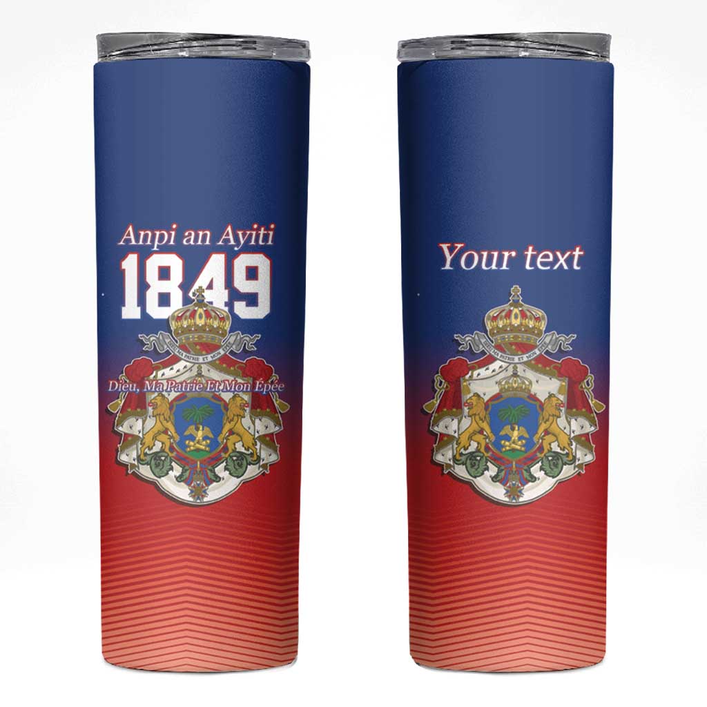 Personalized Haiti Second Empire Skinny Tumbler Anpi an Ayiti 1849-1859