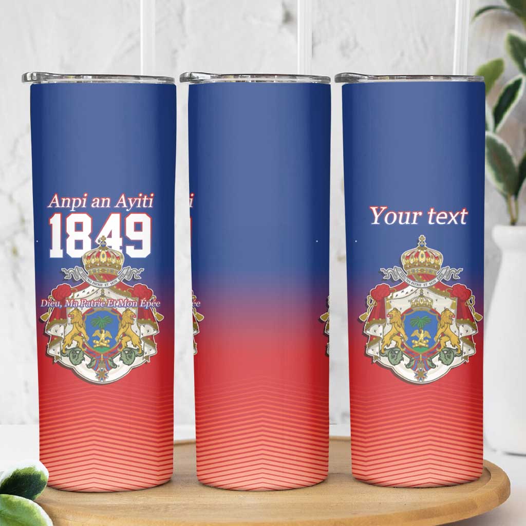 Personalized Haiti Second Empire Skinny Tumbler Anpi an Ayiti 1849-1859