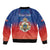 Personalized Haiti Second Empire Sleeve Zip Bomber Jacket Anpi an Ayiti 1849-1859