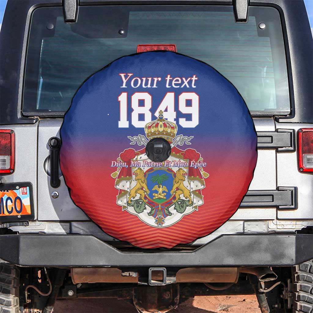 Personalized Haiti Second Empire Spare Tire Cover Anpi an Ayiti 1849-1859